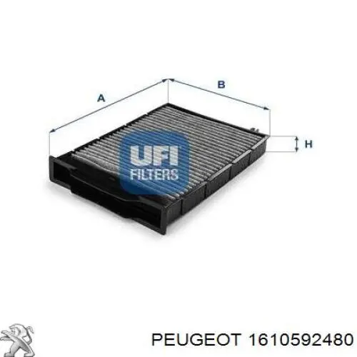1610592480 Peugeot/Citroen filtro habitáculo