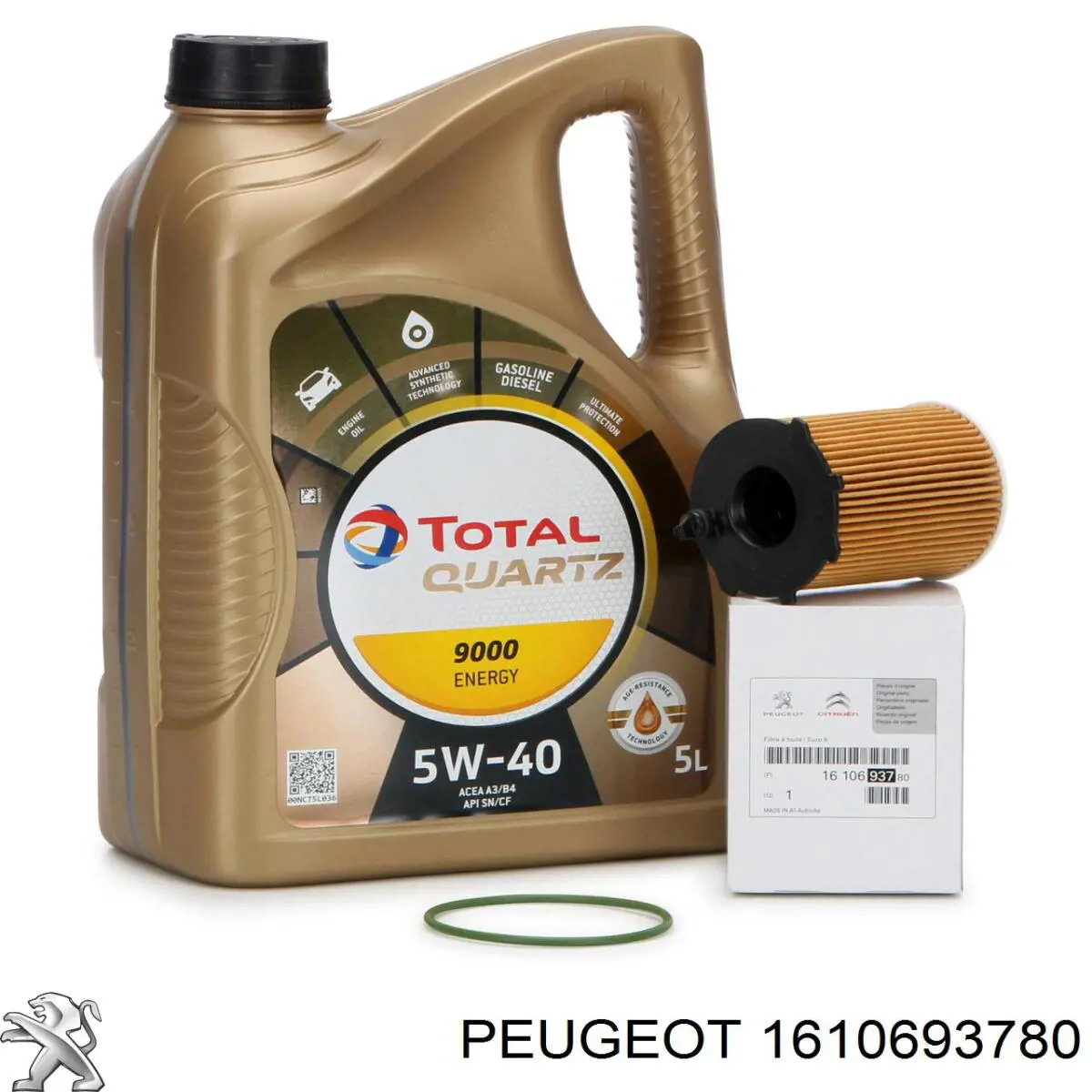 Filtro de aceite 1610693780 Peugeot/Citroen