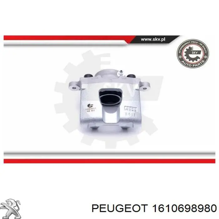 Pinza de freno delantera izquierda 345060 Budweg