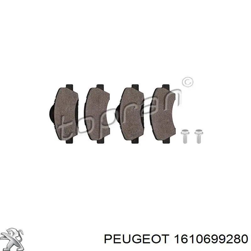 Pastillas de freno delanteras Citroen C4