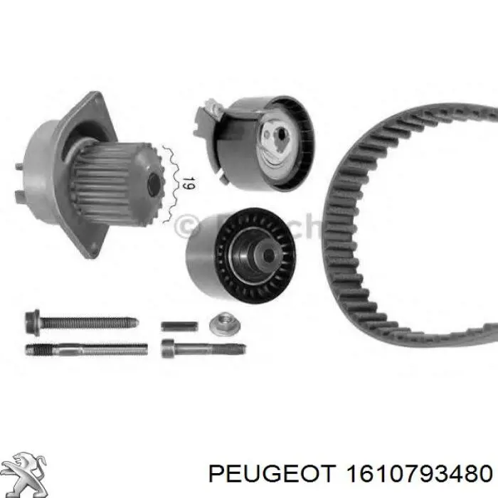 1610793480 Peugeot/Citroen kit de correa de distribución