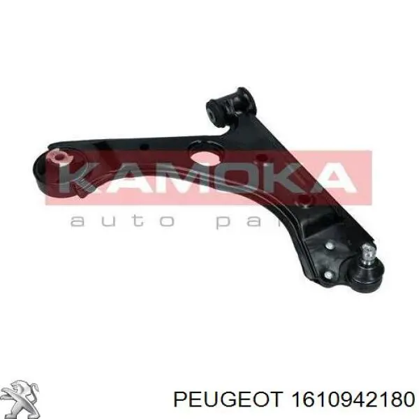 1610942180 Peugeot/Citroen barra oscilante, suspensión de ruedas delantera, inferior derecha