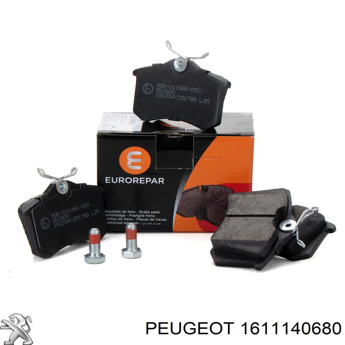 Pastillas de freno 1611140680 Peugeot/Citroen