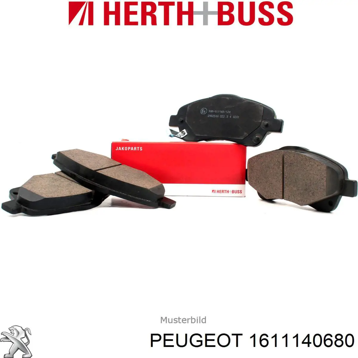 Comprar 1611140680 Peugeot/Citroen Pastillas delanteras de freno
