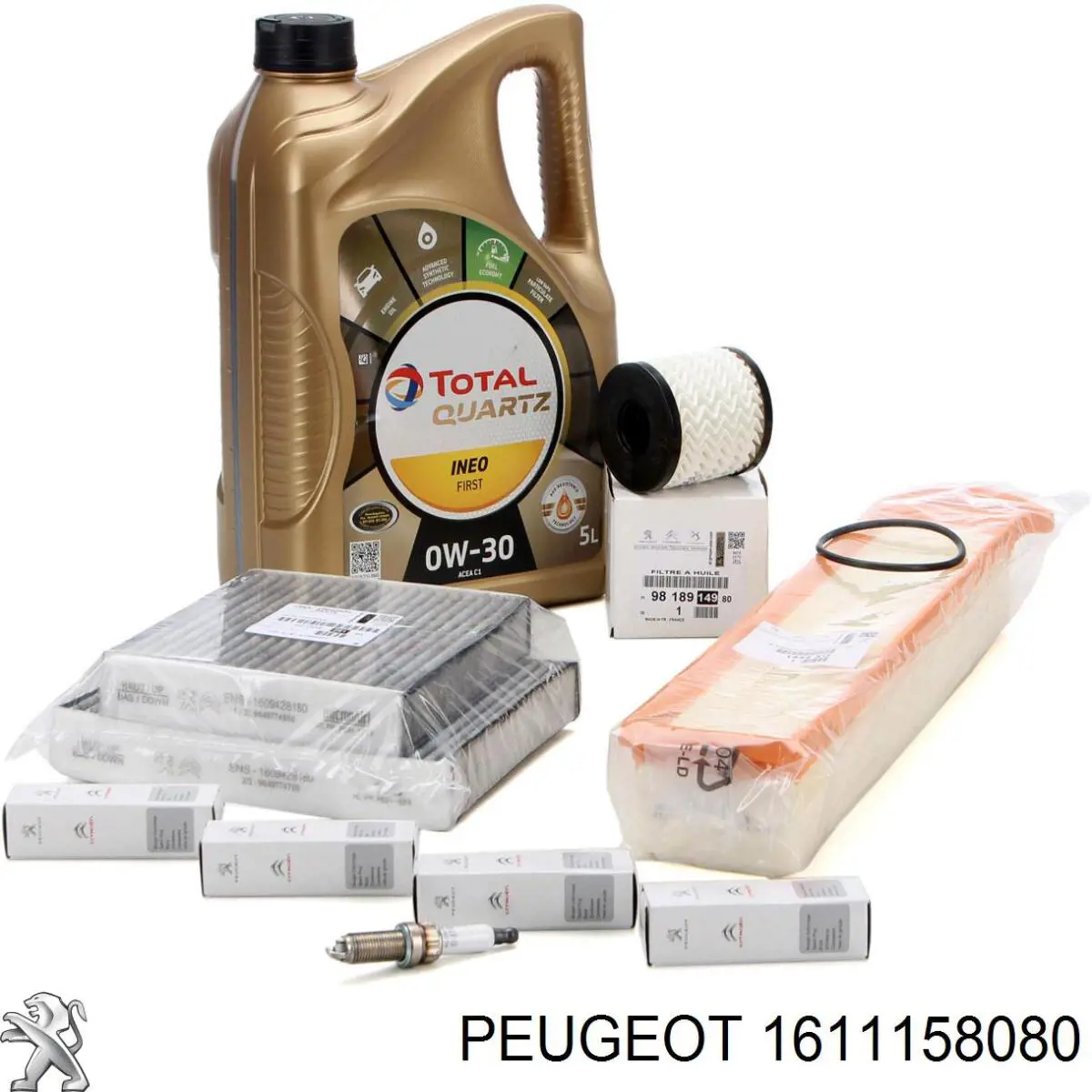 1611158080 Peugeot/Citroen Filtro de aire de motor