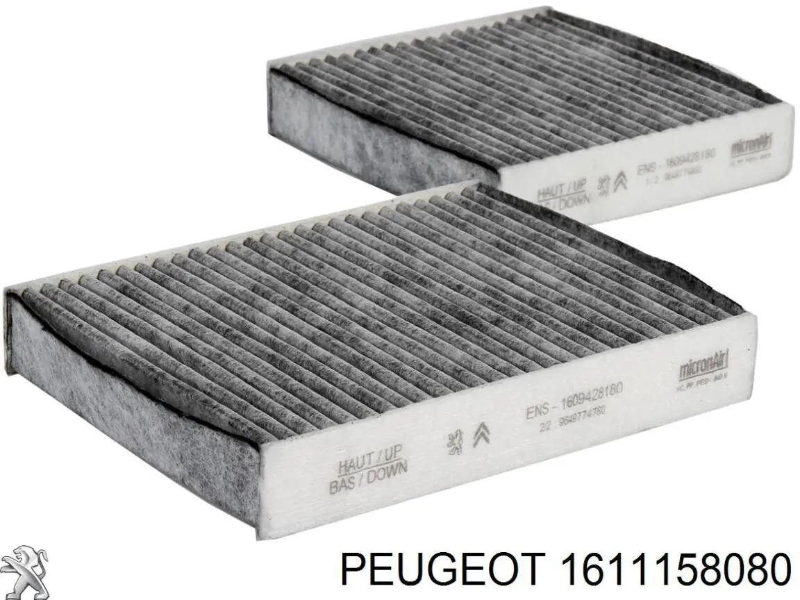 El filtro de aire Peugeot/Citroen 1611158080 precio, desde 8,58 EUR