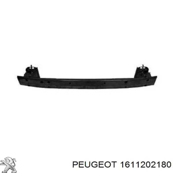 1611202180 Peugeot/Citroen refuerzo parachoque delantero