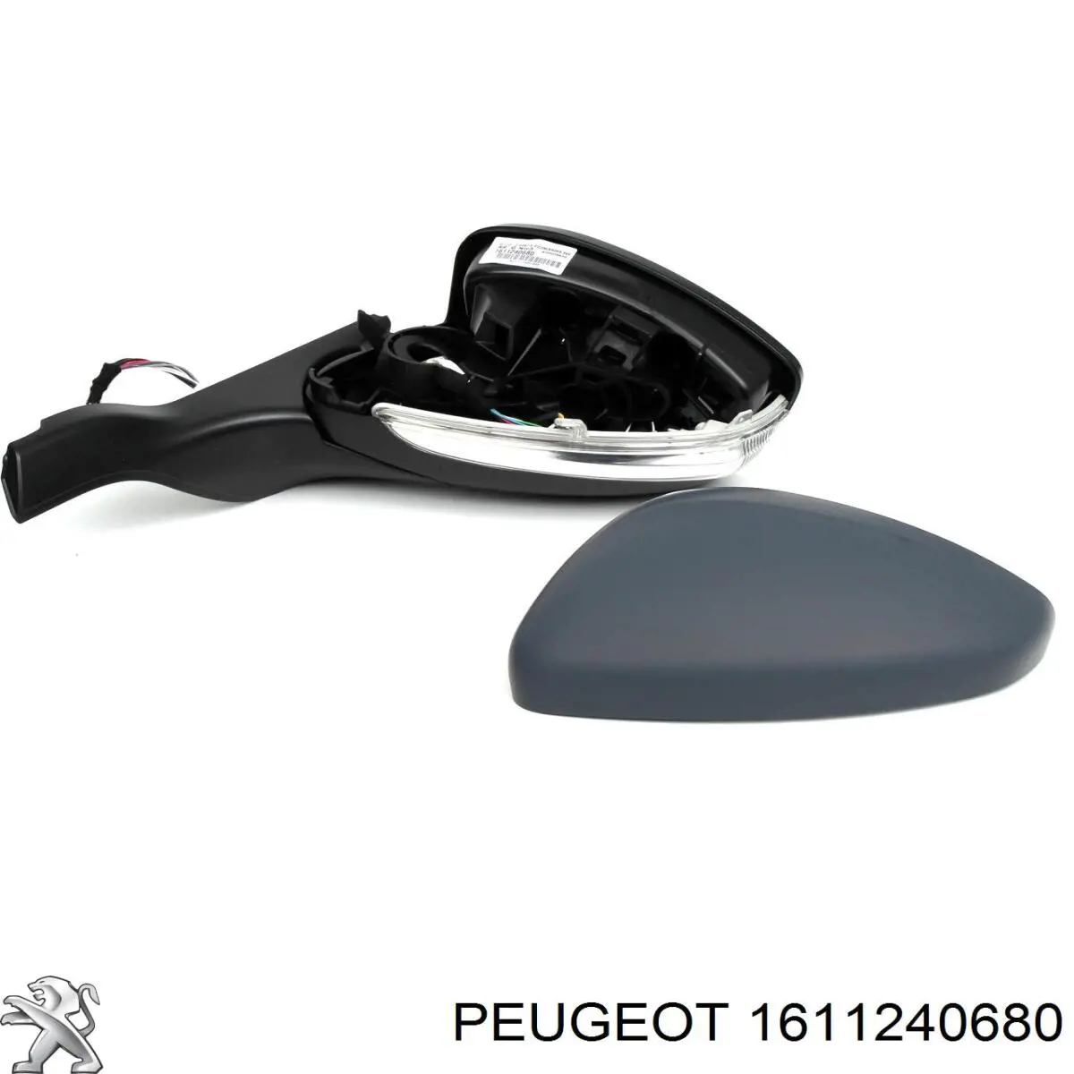 1611240680 Peugeot/Citroen Espejo retrovisor izquierdo
