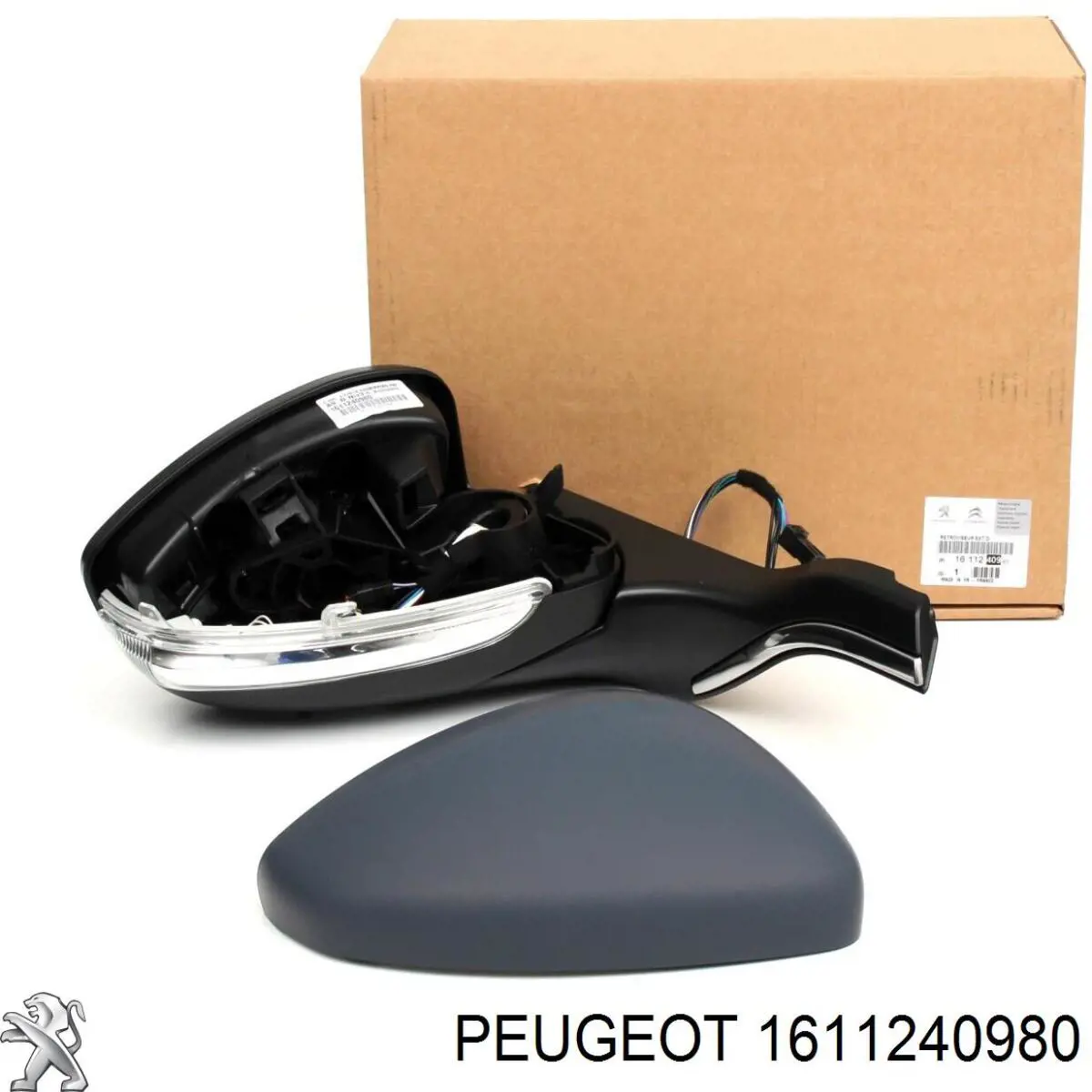 1611240980 Peugeot/Citroen Espejo derecho