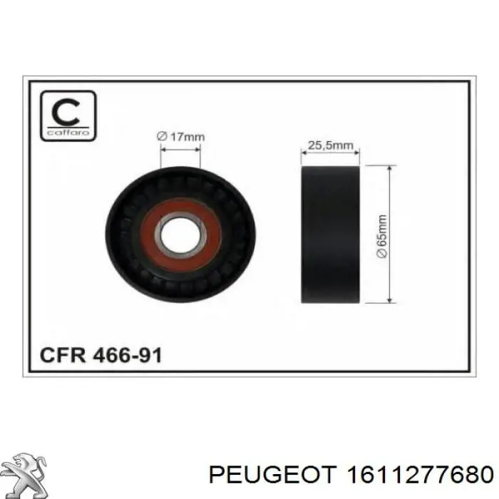 Comprar 1611277680 Peugeot/Citroen Correa de transmisión