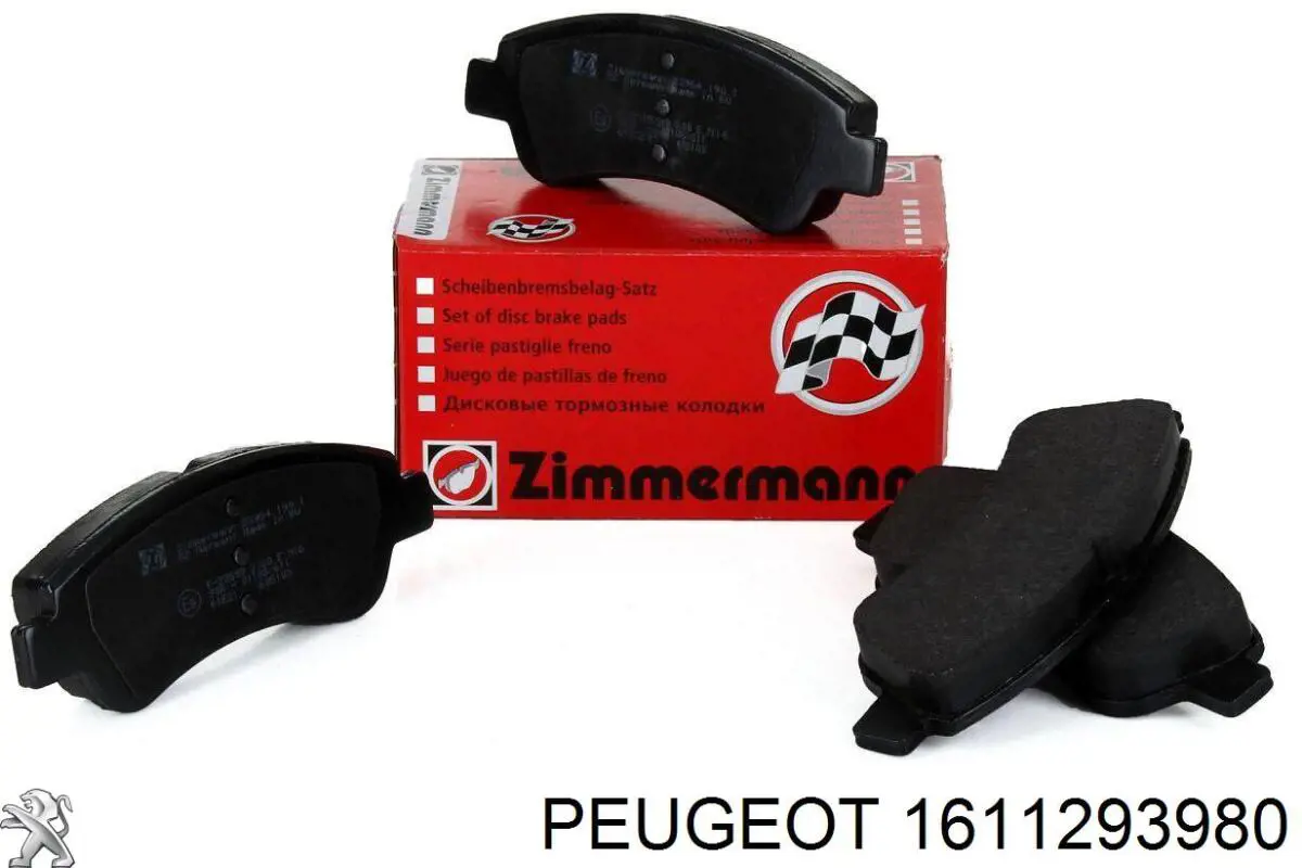 Pastillas de freno 1611293980 Peugeot/Citroen