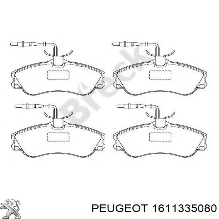 Pastillas freno delanteras Peugeot/Citroen 1611335080 precio, desde 25,13 EUR