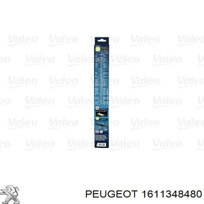 Limpiaparabrisas delanteras 1611348480 Peugeot/Citroen