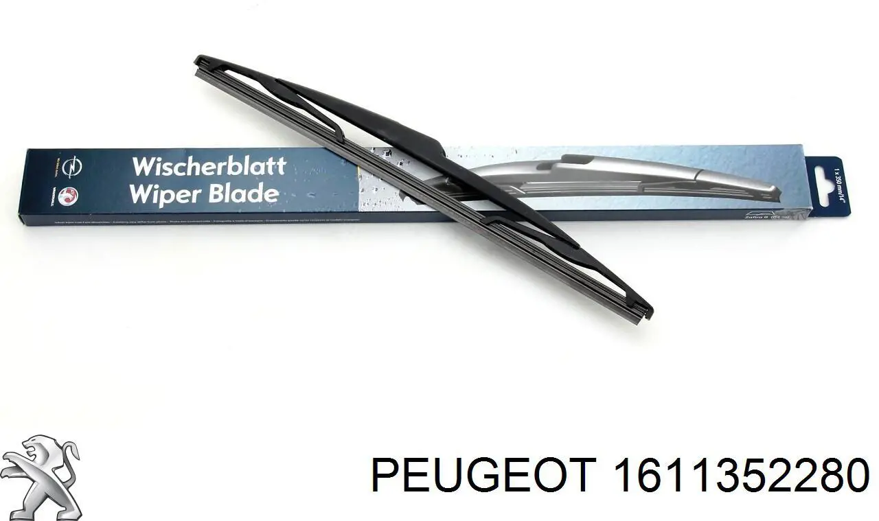 1611352280 Peugeot/Citroen limpiaparabrisas de luna trasera