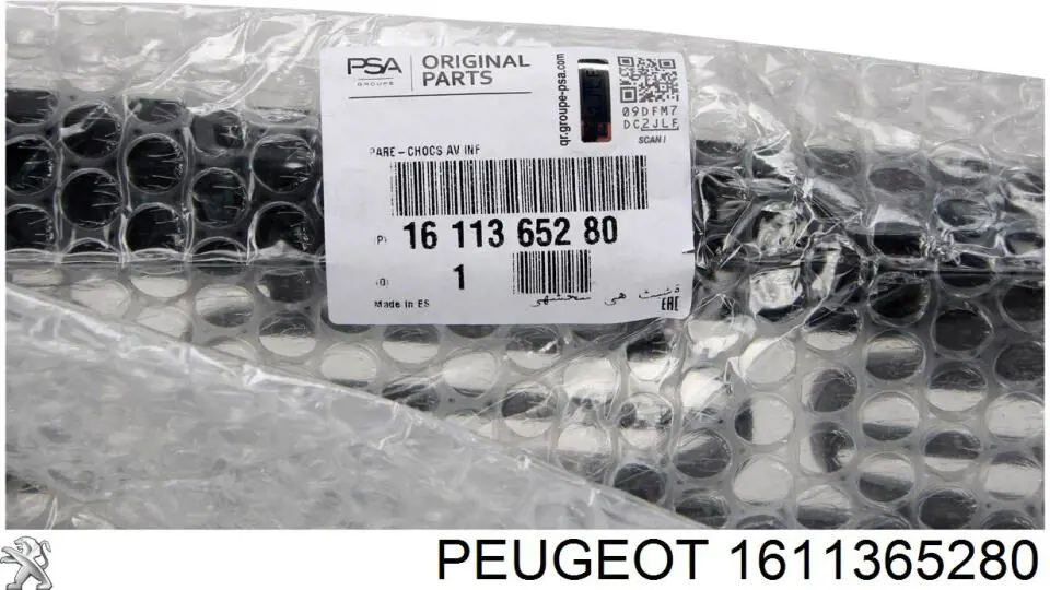 Parachoques delantero, parte inferior Peugeot/Citroen 1611365280 precio, desde 209,43 EUR