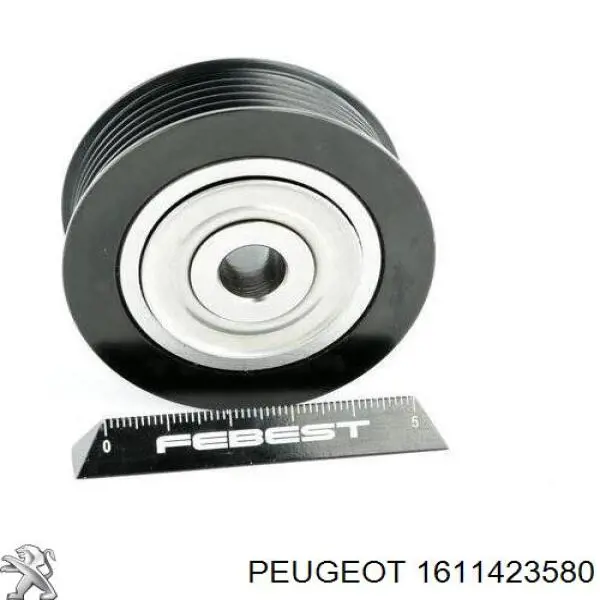 Polea inversión/guía, correa auxiliar servicios Peugeot/Citroen 1611423580 precio, desde 31,28 EUR