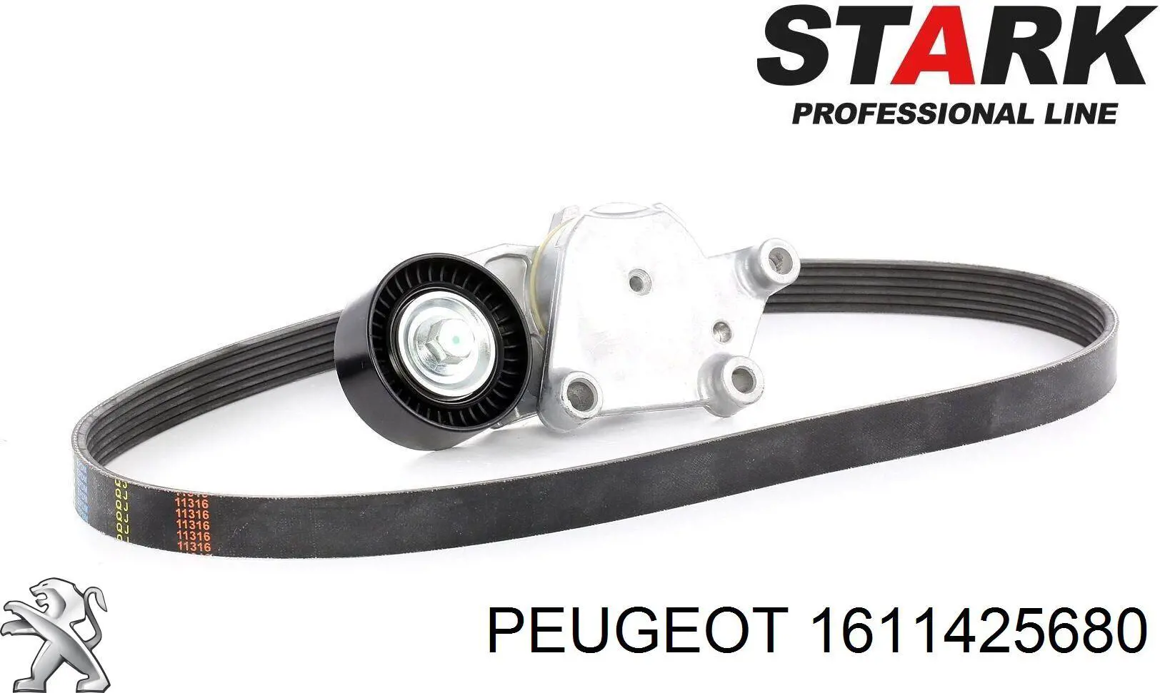 Tensor de correa, correa poli V Peugeot 208 CA, CC