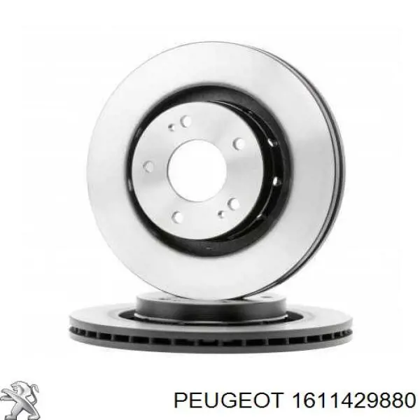 1611429880 Peugeot/Citroen disco de freno delantero