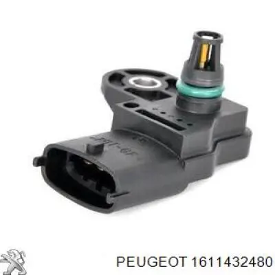 1611432480 Peugeot/Citroen sensor de presion de carga (inyeccion de aire turbina)