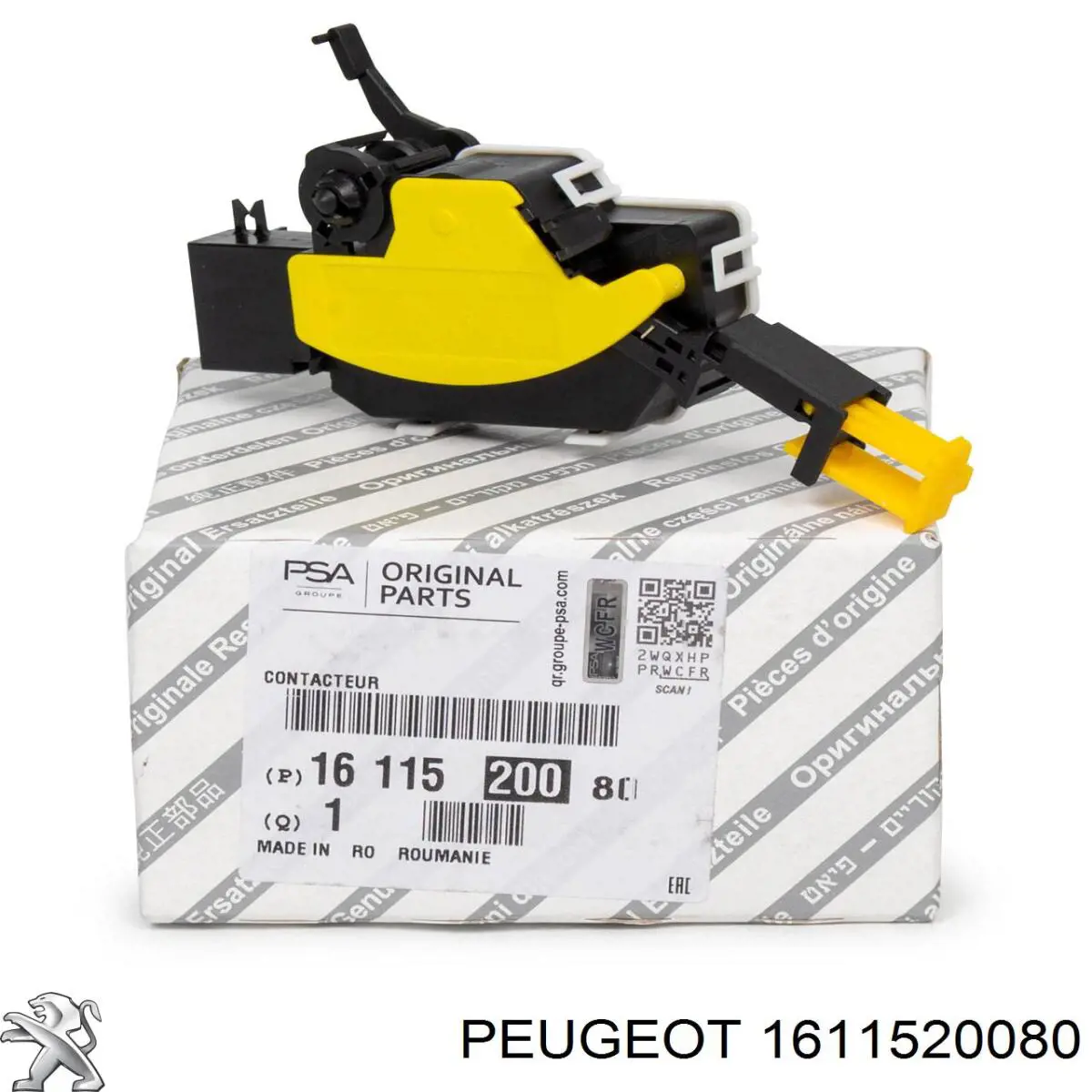 1611520080 Peugeot/Citroen Sensor de posición del pedal de embrague