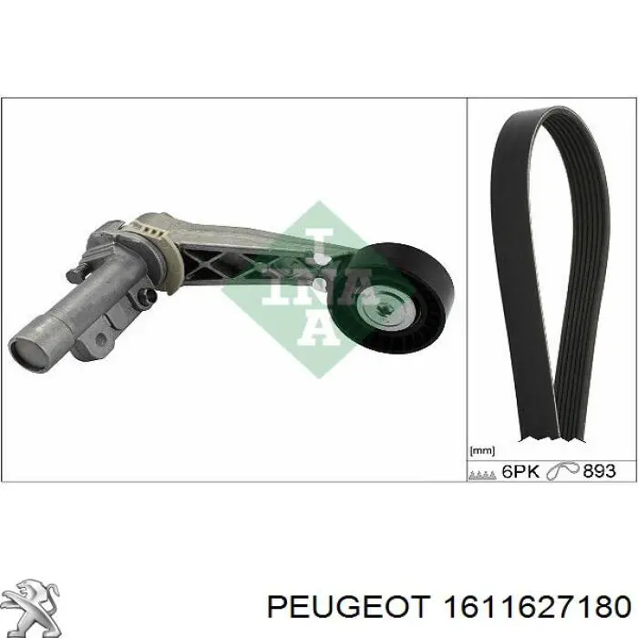 Comprar 1611627180 Peugeot/Citroen Correa de transmisión