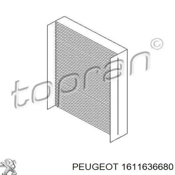Comprar 1611636680 Peugeot/Citroen Filtro de aire del habitáculo