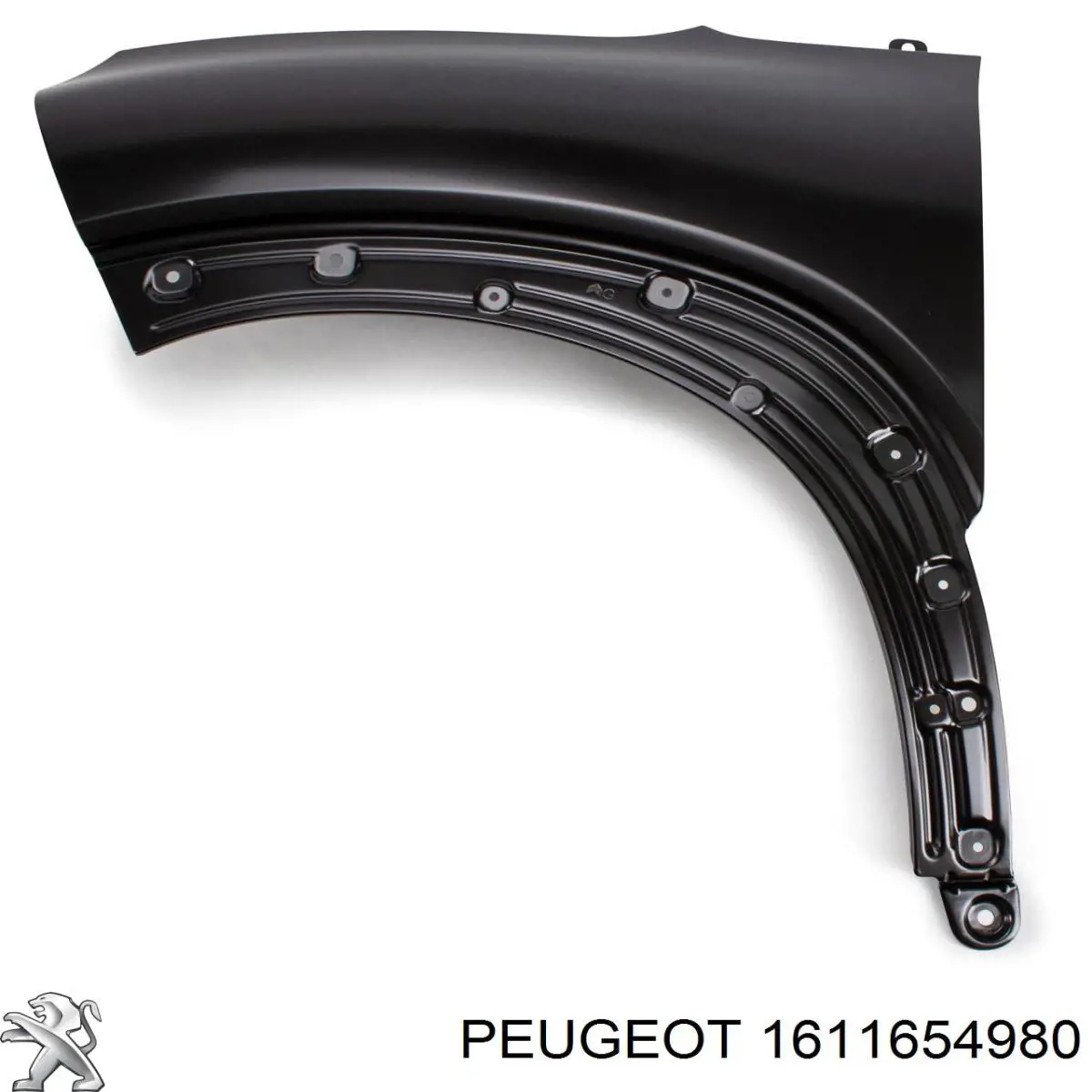 1611654980 Peugeot/Citroen guardabarros delantero derecho