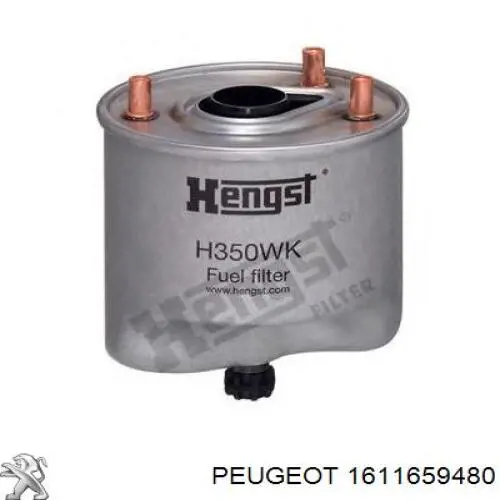 Filtro de combustible 1611659480 Peugeot/Citroen