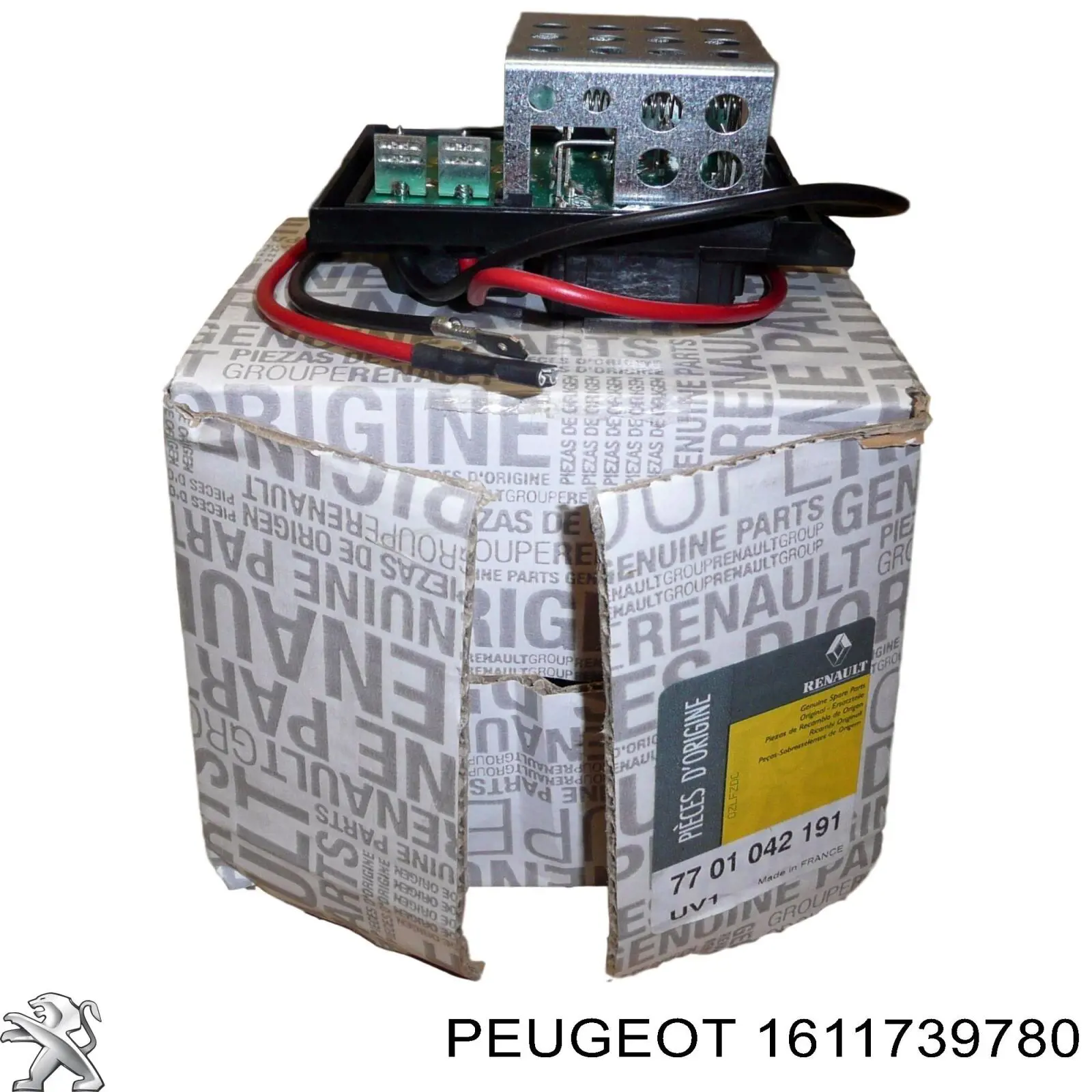 Mazo de cables para motor de ventilador de enfriamiento 1611739780 Peugeot/Citroen