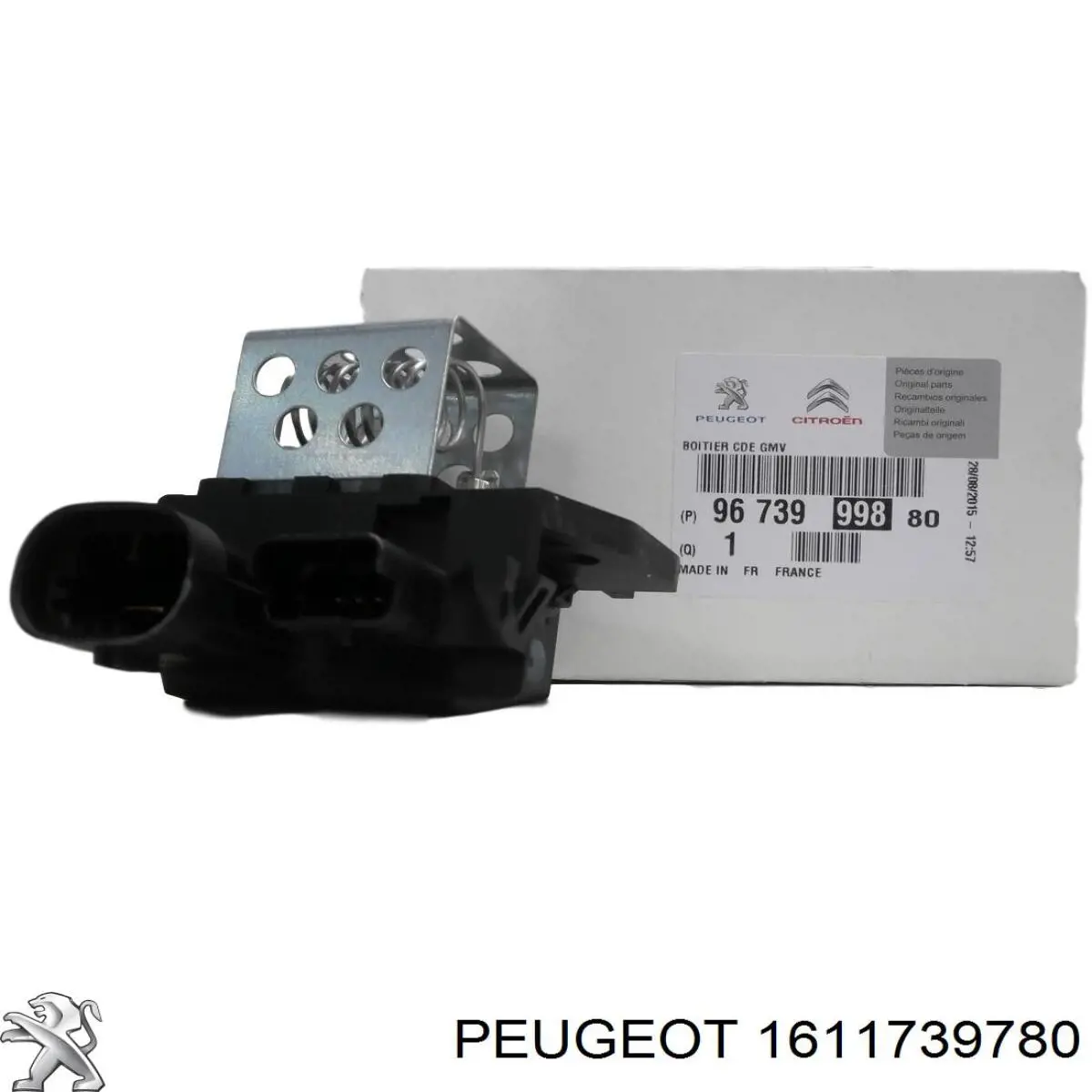 1611739780 Peugeot/Citroen Mazo de cables para motor de ventilador de enfriamiento