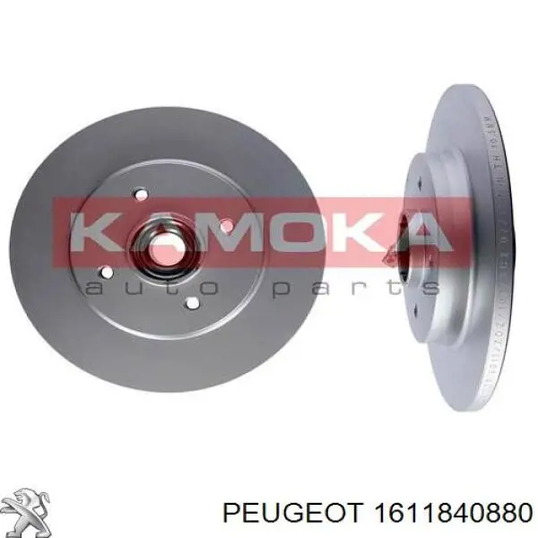 1611840880 Peugeot/Citroen Freno de disco trasero