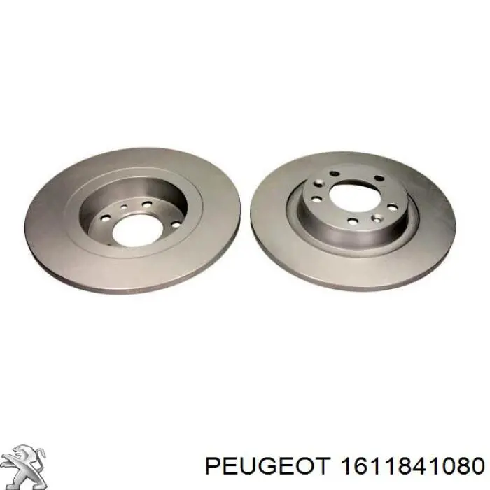 1611841080 Peugeot/Citroen disco de freno trasero