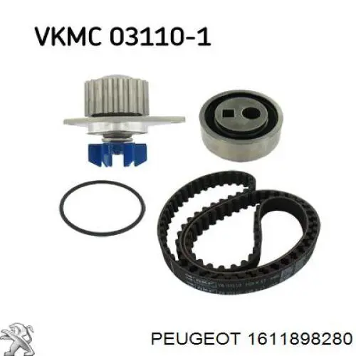 Kit de distribución KTBWP3350 Dayco