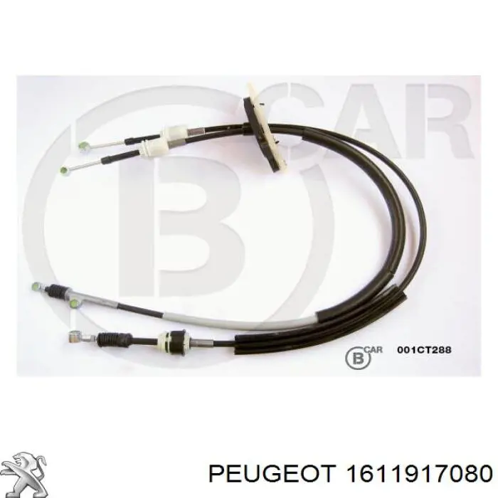 1611917080 Peugeot/Citroen cables de caja de cambios