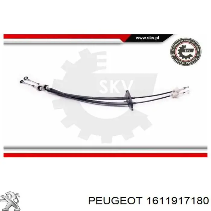 1611917180 Peugeot/Citroen cables de caja de cambios