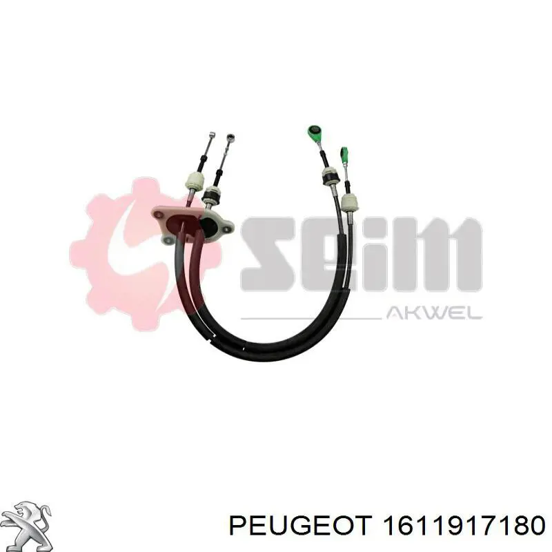Cables de caja de cambios 1637141780 Peugeot/Citroen