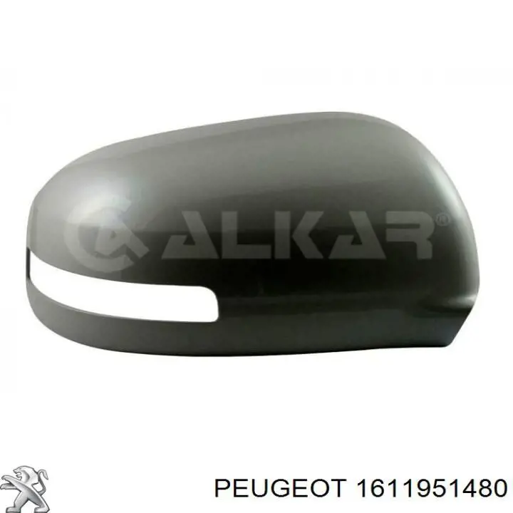 1611951480 Peugeot/Citroen superposicion(cubierta De Espejo Retrovisor Derecho)