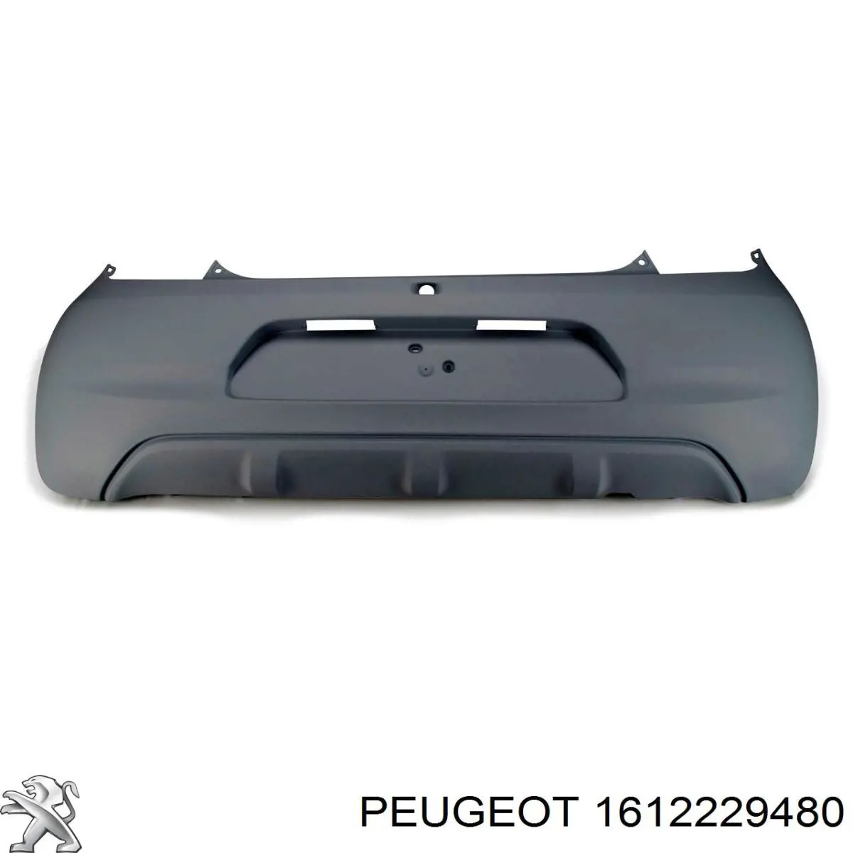 Parachoques trasero 1612229480 Peugeot/Citroen