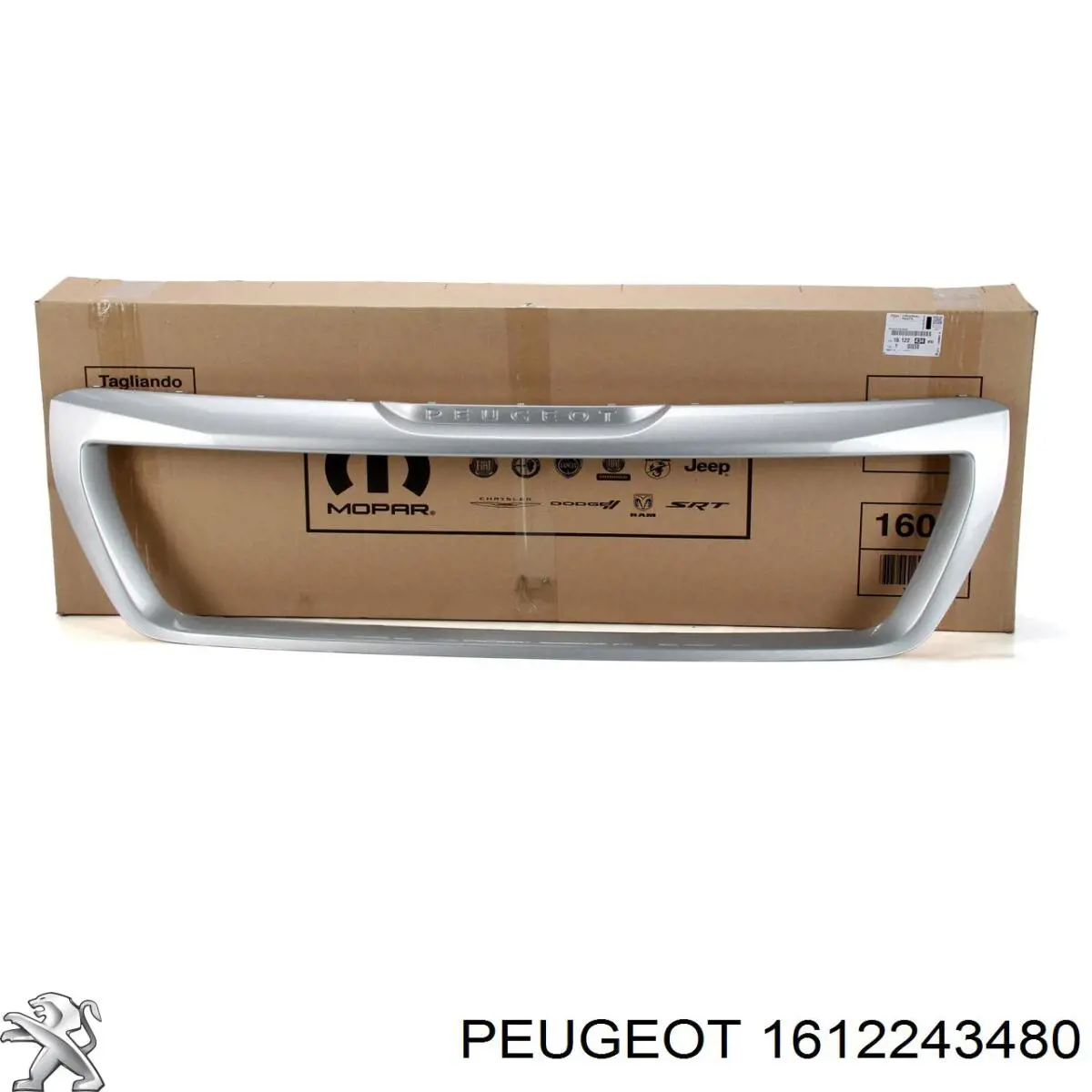1612243480 Peugeot/Citroen moldura de rejilla de radiador