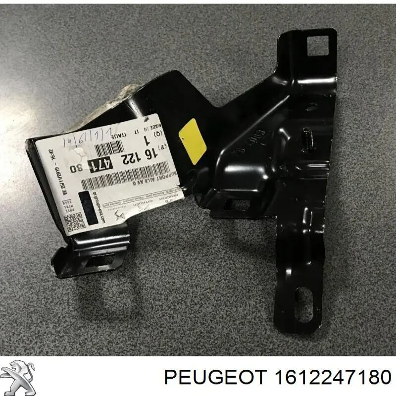 1612247180 Peugeot/Citroen Soporte delantero izquierdo para aleta delantera