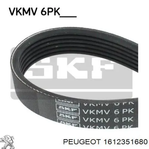 Comprar 1612351680 Peugeot/Citroen Correa trapezoidal
