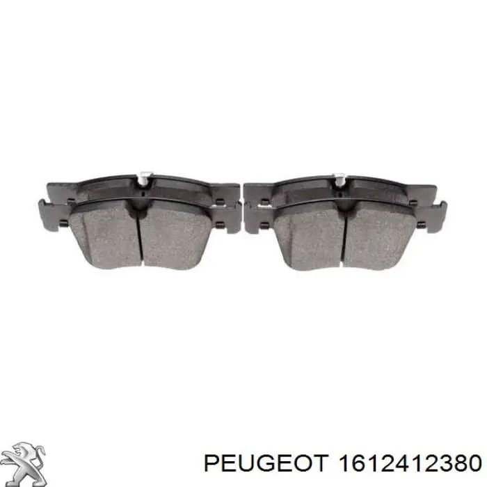 Pastillas de freno 1612412380 Peugeot/Citroen