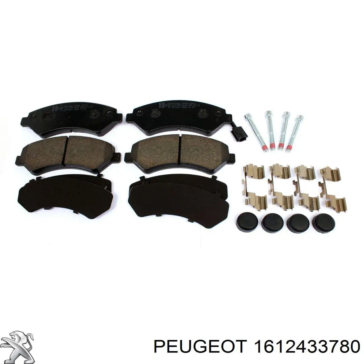 Pastillas de freno 1612433780 Peugeot/Citroen