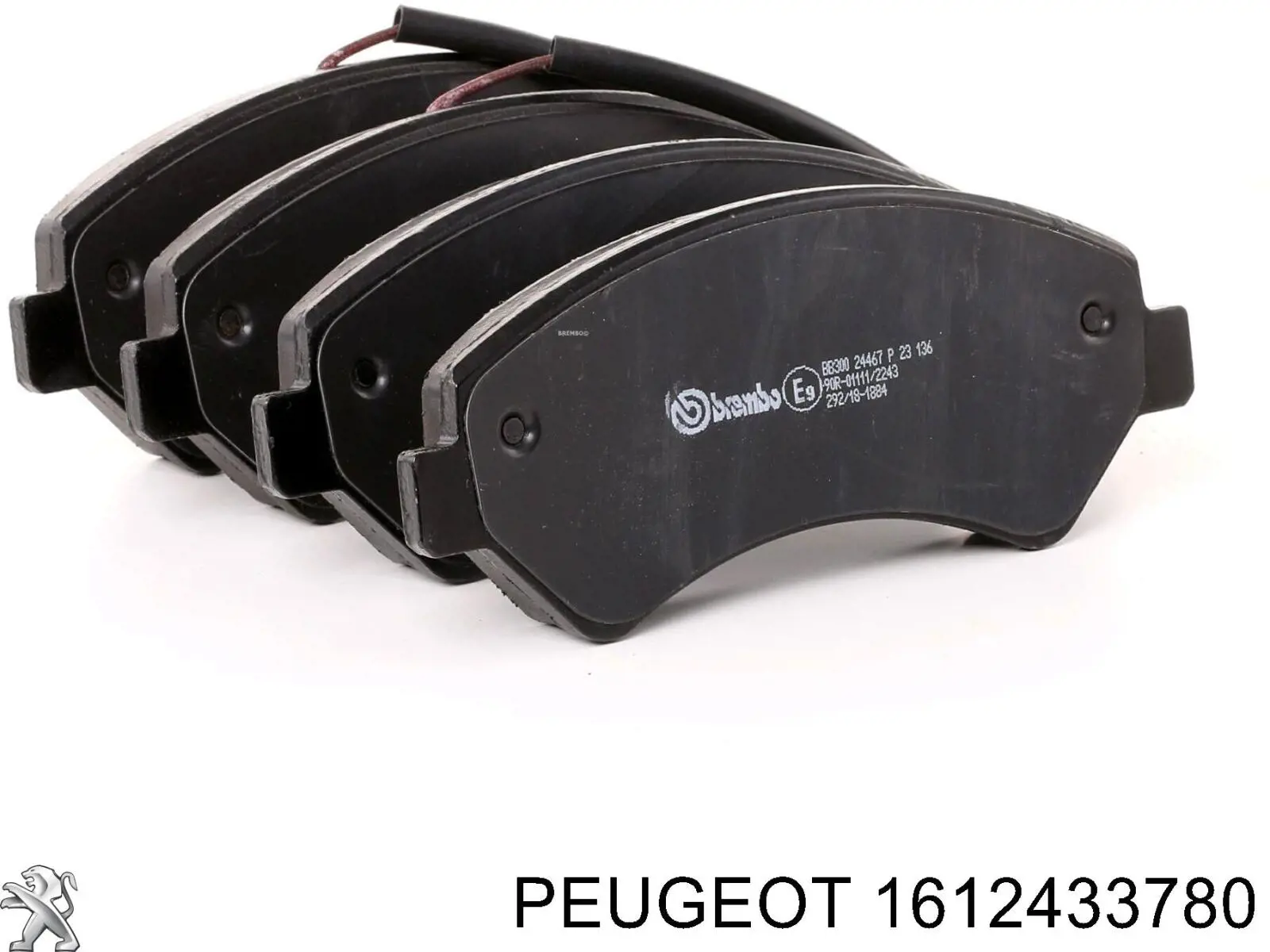 Comprar 1612433780 Peugeot/Citroen Pastillas delanteras de freno