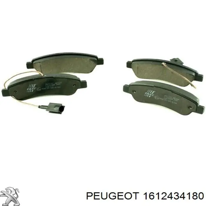 Comprar 1612434180 Peugeot/Citroen Pastillas de freno traseras