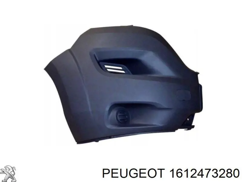 1612473280 Peugeot/Citroen parachoques delantero, parte derecha