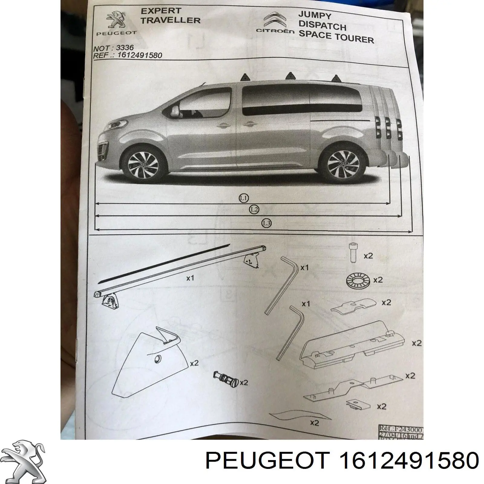  Peugeot/Citroen 1612491580 precio, desde 156,38 EUR