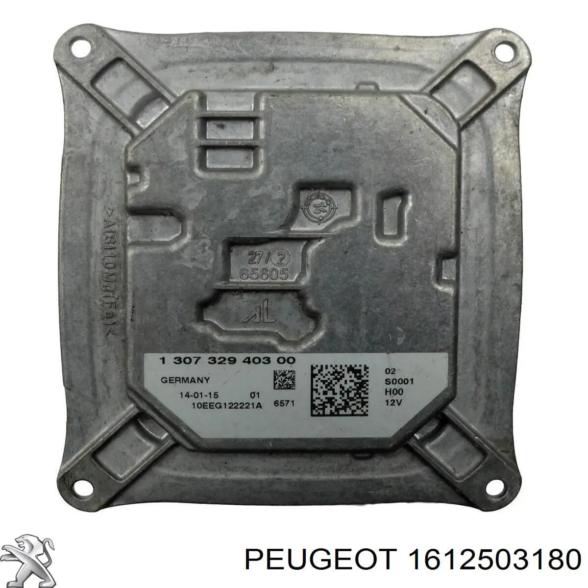 1612503180 Peugeot/Citroen Módulo de control de luces de faros (ECU)
