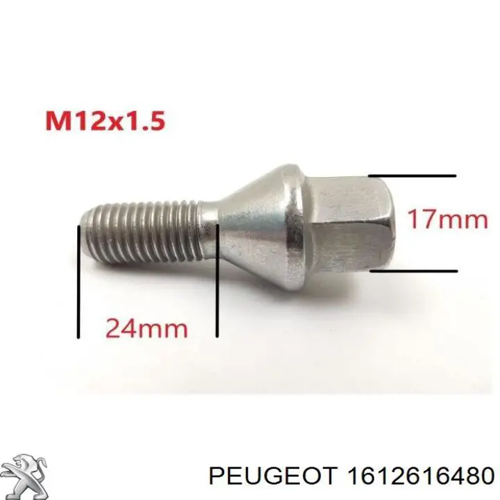 Tornillos para ruedas Peugeot/Citroen 1612616480 precio, desde 53,20 EUR