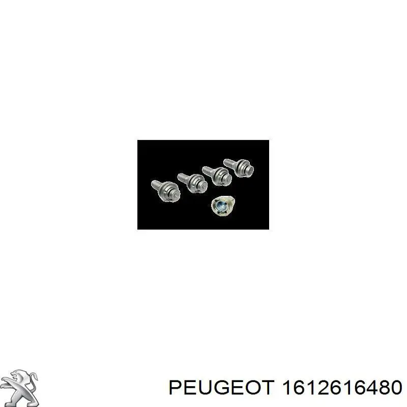 1612616480 Peugeot/Citroen Tornillos para llantas